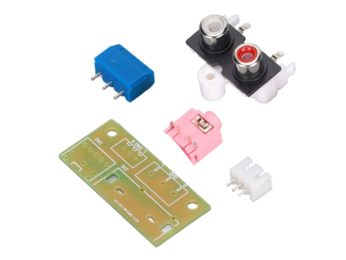 Guia De Ligação Da Placa Adaptadora De Áudio Laxiscreed Com Conectores De 3,5mm E Terminais Pcb