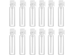50 Frascos De Perfume De Vidro De 1ml, Recarregáveis, Compactos E À Prova De Vazamentos
