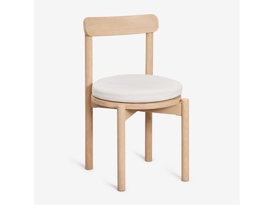 Pack de 4 Cadeiras de Jardim em Madeira de Acácia SKLUM