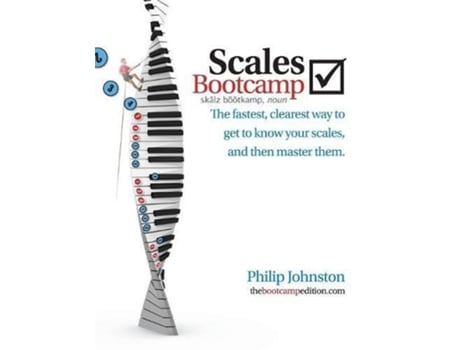 Livro Scales Bootcamp The fastest clearest way to get to know your scales and then master them de Philip A Johnston (Inglês)
