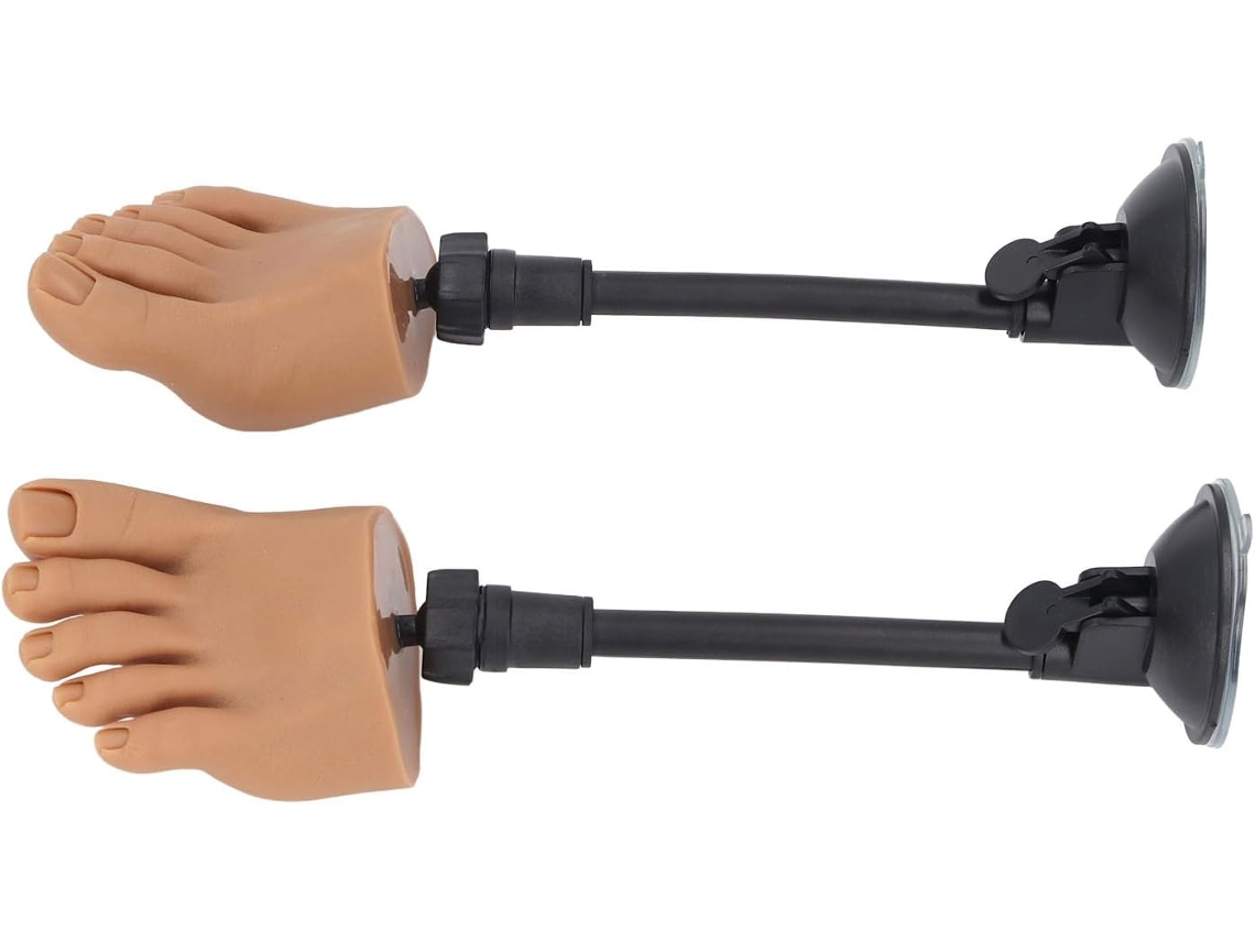 Pés SFUSHOS de Manequim de Silicone com Suporte para Manicure