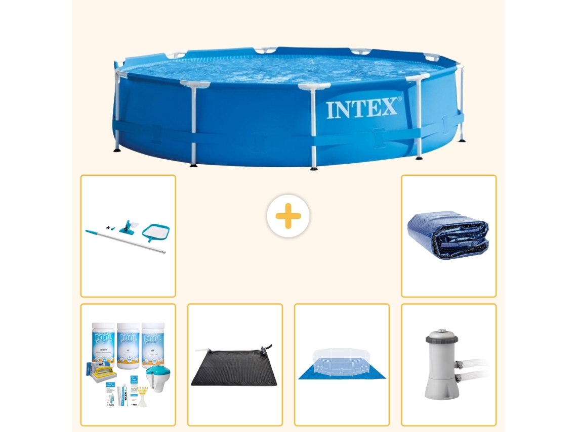 Intex Piscina Com Estrutura Redonda - 366x76 Cm - 7-peças S20437