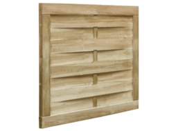 Vidaxl Portão De Jardim 100x75 Cm Pinho Impregnado Verde