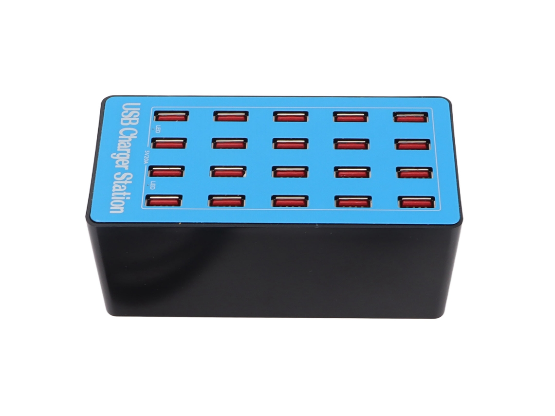 Aetheria estação de Carregamento Usb Hub de Parede 20 Portas 100w com Carregamento Rápido e Proteções Múltiplas