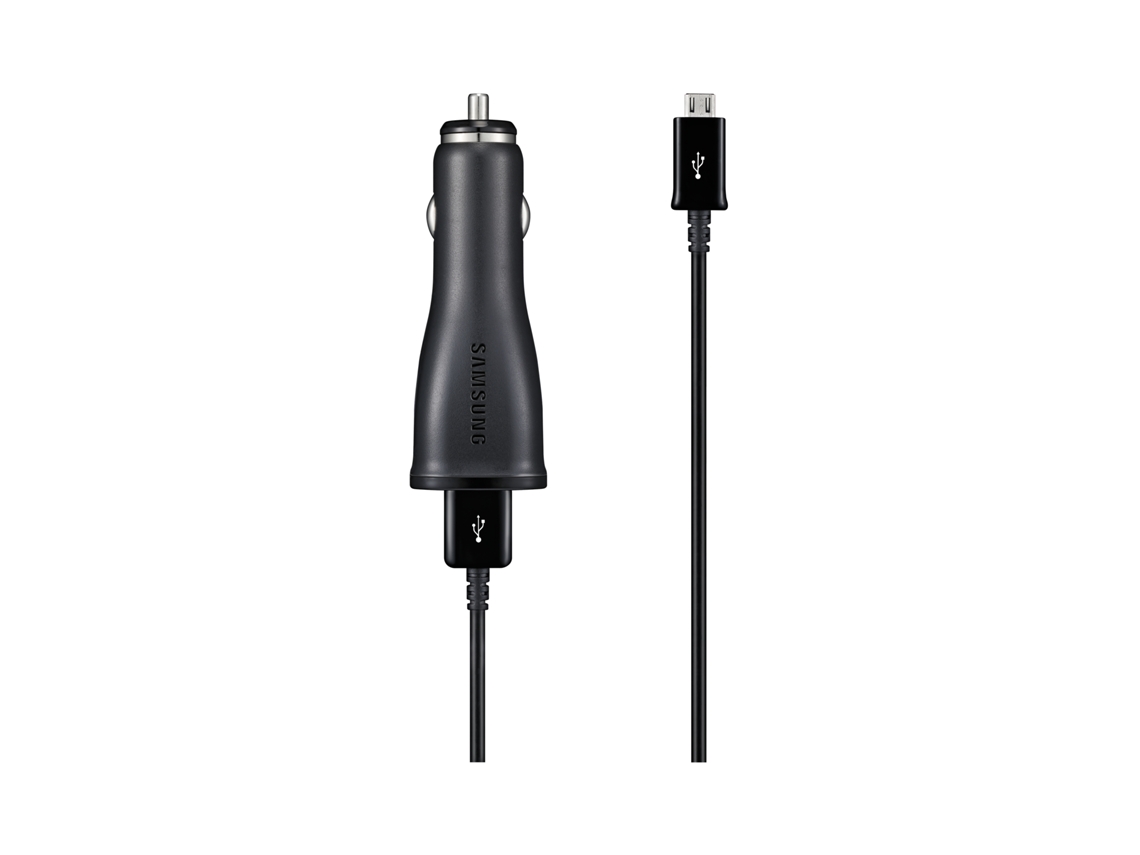 Carregador Isqueiro SAMSUNG Carro (2A - Preto)