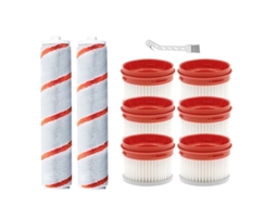 Kit de substituição para xiaomi dreame v9 v9 pro v10, 9 peças, peças de aspirador de pó sem fio portátil, filtro hepa, escova de rolo