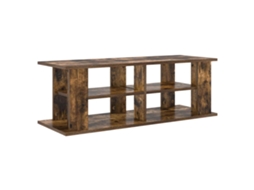 Conjunto 1 Suporte Para Tv Vidaxl Castanho Derivados De Madeira (96 X 35 X 33,5 Cm)