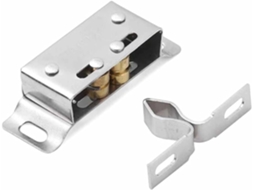 2 Peças De Trava Aço Inoxidável Armário, Porta De Cozinha, Com Fusos, Acessórios Móveis, Trava De