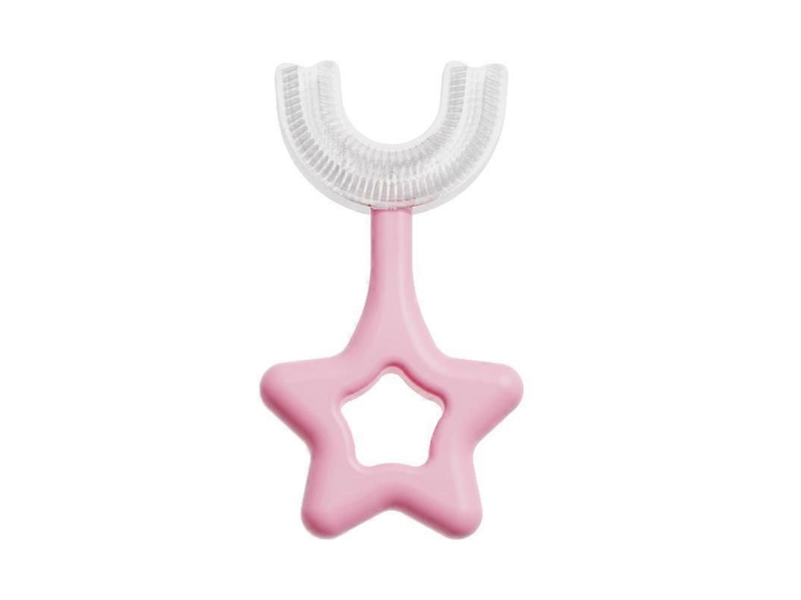 Escova de Dentes em Formato U para Crianças, Bebês e Crianças Pequenas, com Cabeça Silicone Macio Qualidade Al Imentar, Ideal GOKOCO