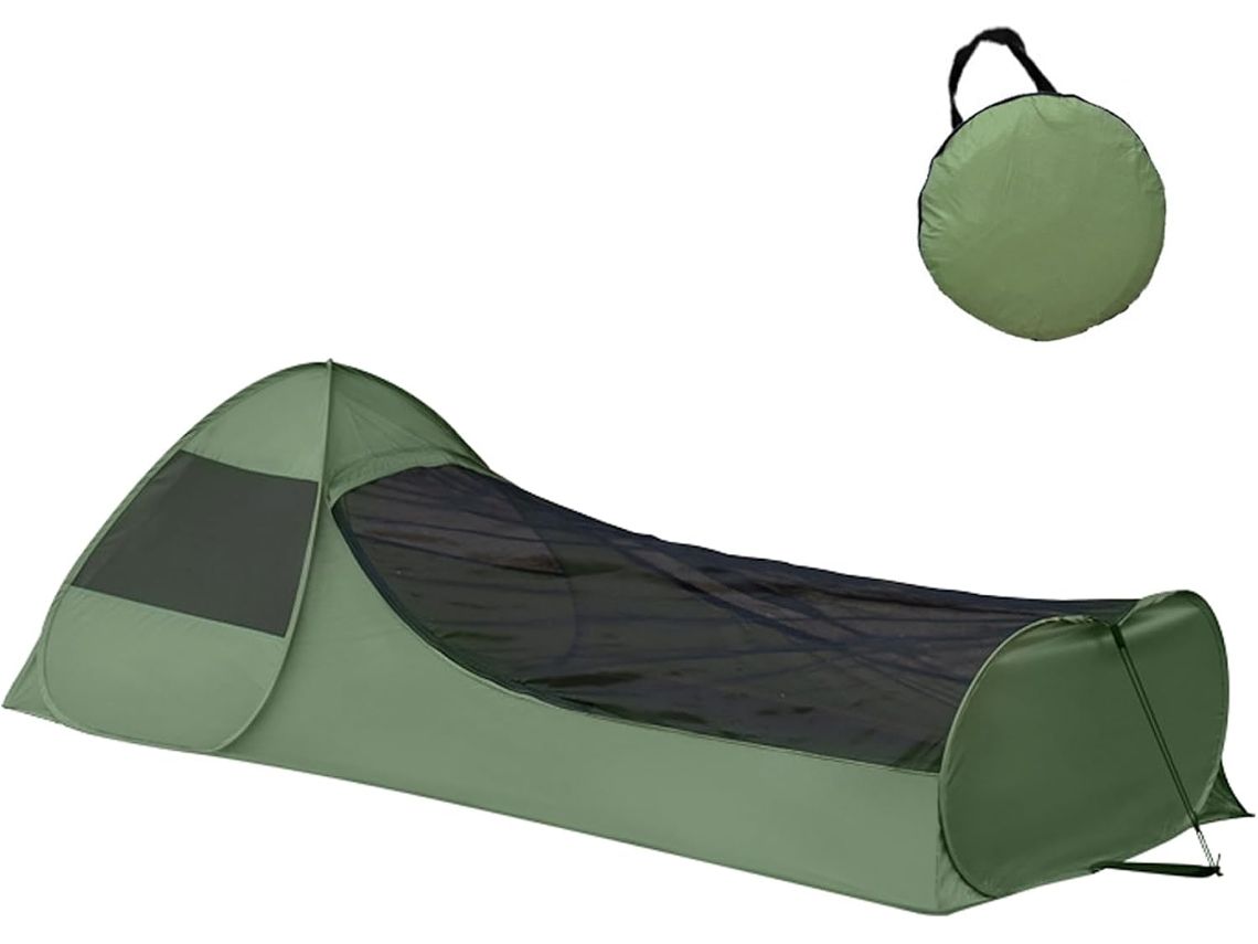 Barraca De Camping Com Mosquiteiro, Barraca Portátil De Montagem Rápida Para Uma Pessoa Com Bolsa Armazenamento