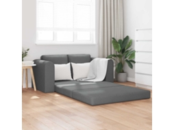 Vidaxl Sofá-cama 60cm Cinza Escuro Tecido