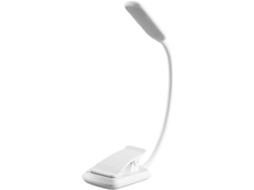 Luminária De Leitura Led Compacta Com Design Simples Em Plástico E