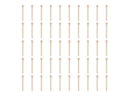 Pacote Com 50 Tees De Golfe Resistente Em Madeira De 83mm Para Acessórios De Golfe Aquaforge