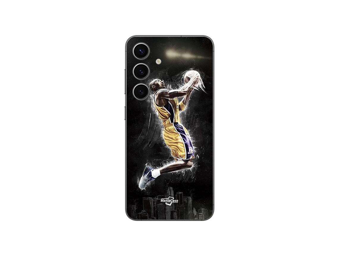 Capa Maniacase para Samsung Galaxy S24 plus basquetebol Kobe Bean Bryant 24 Black Mamba