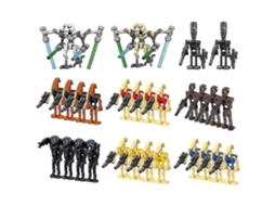 Lurelia Conjunto De 28 Soldados, Generais E Droides Com Acessórios, Minifiguras De Blocos