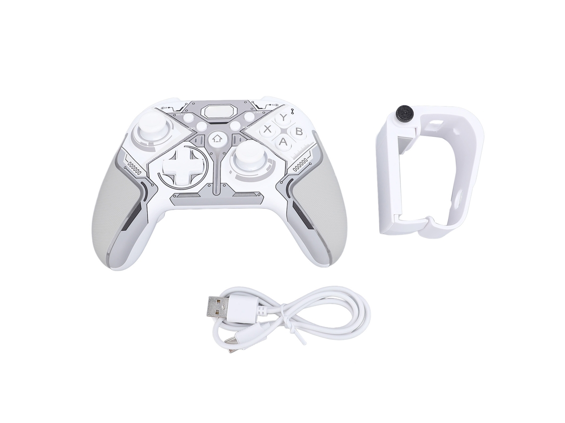 Controlador De Jogos Sem Fio Rgb Hall Effect Joysticks Gatilhos Remapeamento Botão Botão Programável Dual Motor Vibração Bluetooth Game Controller Br