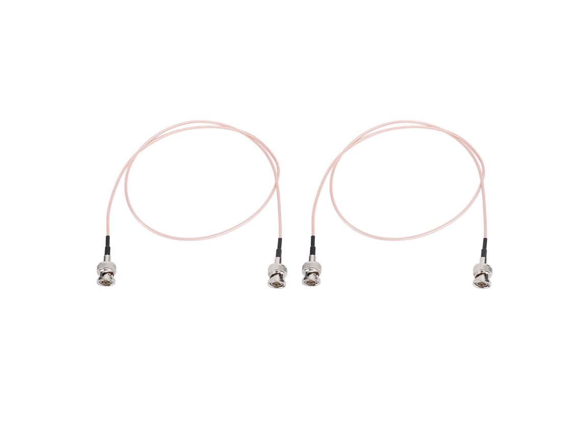 Aetheria 2pcs Cabo Sdi Hd Bnc Macho para Macho 80cm 75ohm Ptfe Latão para Câmeras 4k 8k