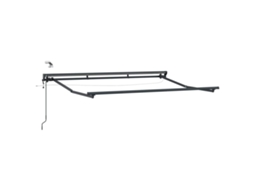 Conjunto 1 Toldo Retrátil Vidaxl Antracite Alumínio (3,5 X 2 M)