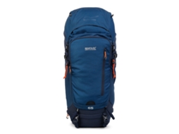 Mochila De Caminhada Regatta Highton V2 65l, Tamanho Único, Azul-marinho/verde-azulado Escuro