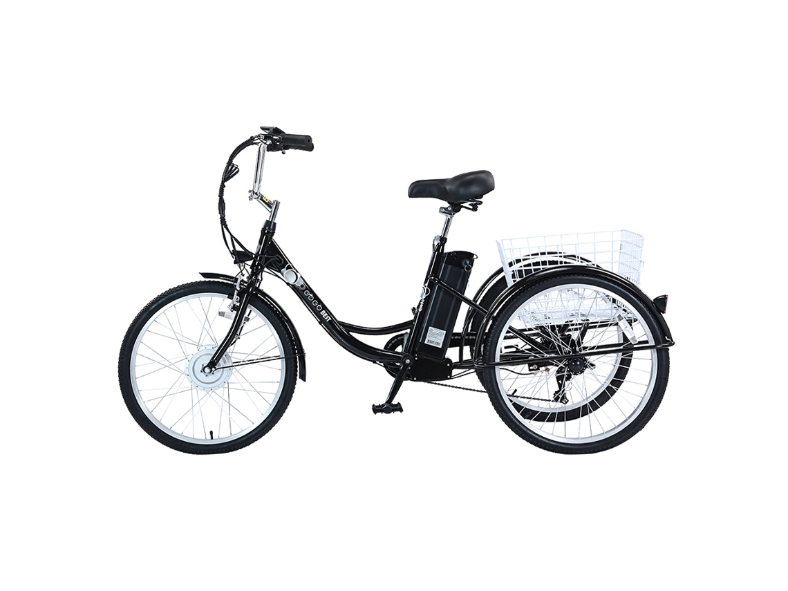 Gogobest Gf100 Triciclo Elétrico De Carga De 24 350w E-bike 36v Bateria De 15ah