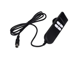 Controle Manual Para Poltrona Reclinável, Controle Remoto Elétrico De 4 Botões Para Poltrona Elevatória Elétrica(preto)