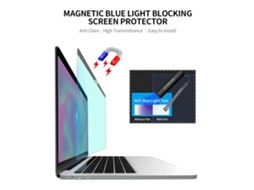 Protetor De Tela Anti Luz Azul Magnético Anti Uv E Anti Reflexo Para Macbook Pro 13.3'' 2018-2020