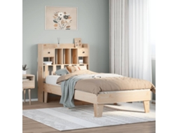 Vidaxl Cama Sem Colchão 100x200 Cm Madeira De Pinho Maciça