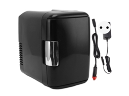Mini Refrigerador de Maquiagem 4l Preto S/MARCA, Resfriador e Aquecedor para Carro e Quarto
