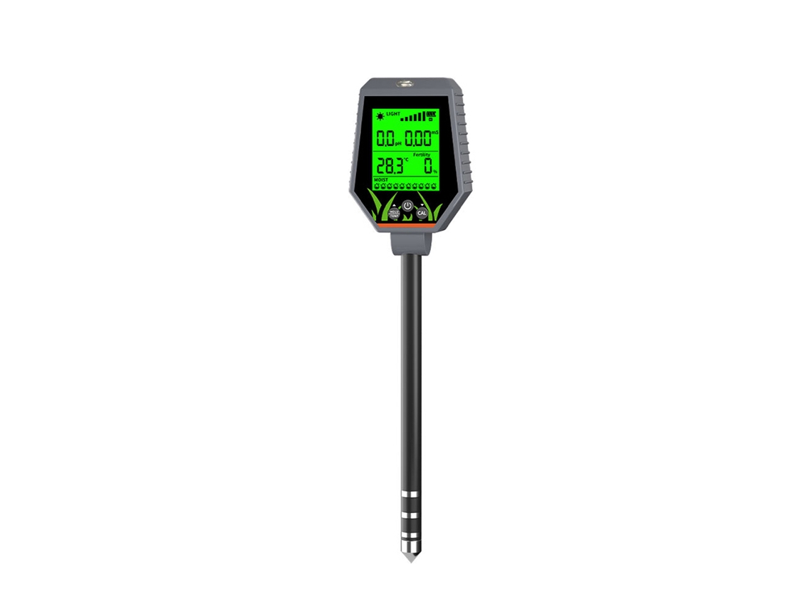 Detector De Solo Ph/ec/hr/temp/iluminação Para Jardim E Plantas