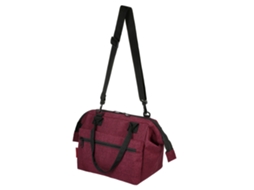 Bolsa Térmica Portátil Impermeável Para Almoço E Mamadeiras Com Correia Desmontável - Vinho Vermelho