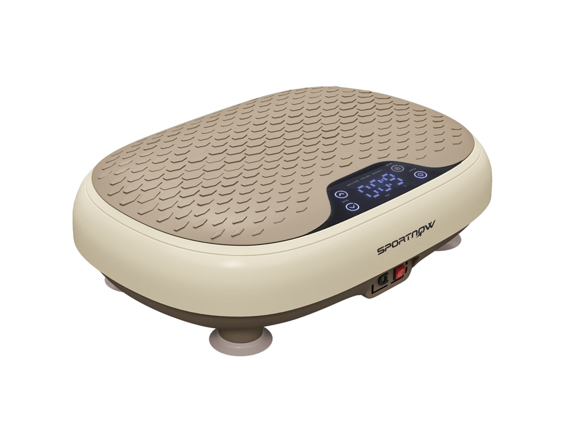 Plataforma Vibratória Com 20 Níveis De Velocidade, Com 3 Programas, Visor E Controle Remoto Para Exercícios Em Casa
