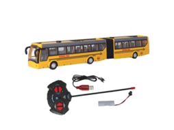 Mali brinquedo Ônibus Escolar Rc 1:32 Controle Remoto com Movimento em Todas Direções Abs Resistente