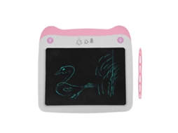 Ats tableta Eletrônica de Escrita Lcd Inteligente de 8,5 Polegadas para Crianças com Lápis Cor Rosa