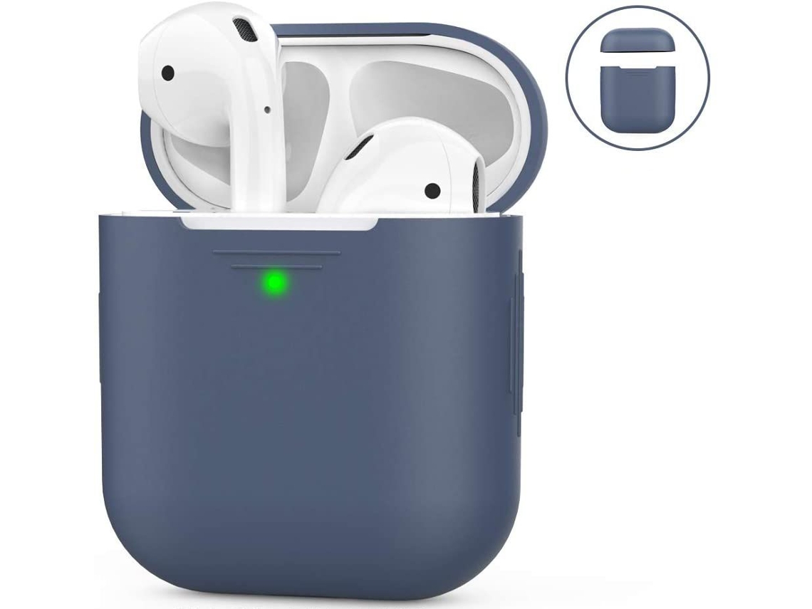 Capa De Silicone Para Airpods Compatível Com Apple Airpods 2 E 1