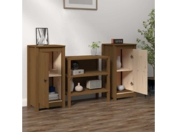 Sideboard, Sideboards Vidaxl Marrom Madeira De Pinho (n/a)