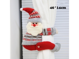 Fivela De Cortina Natal Em Forma Boneco Velho Sem Rosto, Prendedor Cortina, Alça Para Decoração Janela Casa E Restaurante. Aquaforge