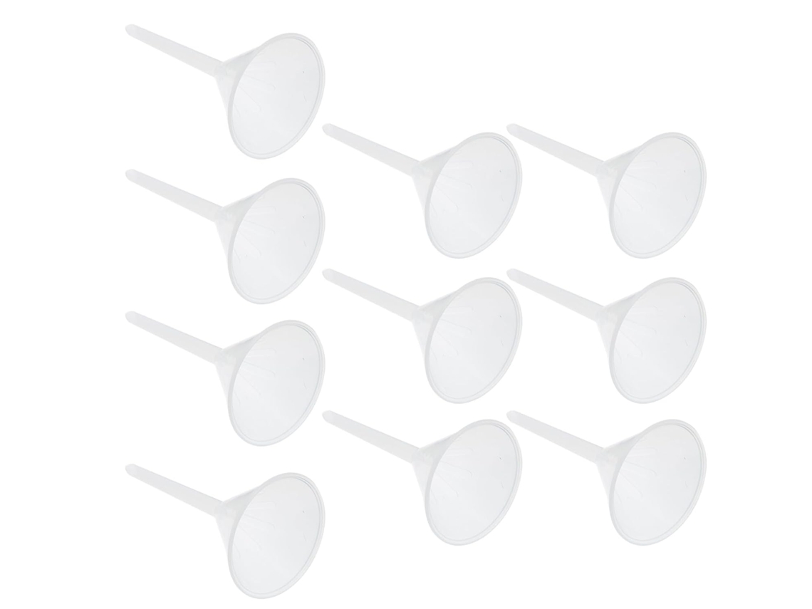 Funil De Laboratório Childweet Para Experimentos Escolares, Fácil De Guardar, Leve, Triangular, De Plástico, Pacote Com