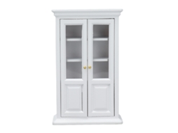Primerox estante Vertical Miniatura Casa de Bonecas 1:12 Móvel de Decoração Madeira Bétula Branco