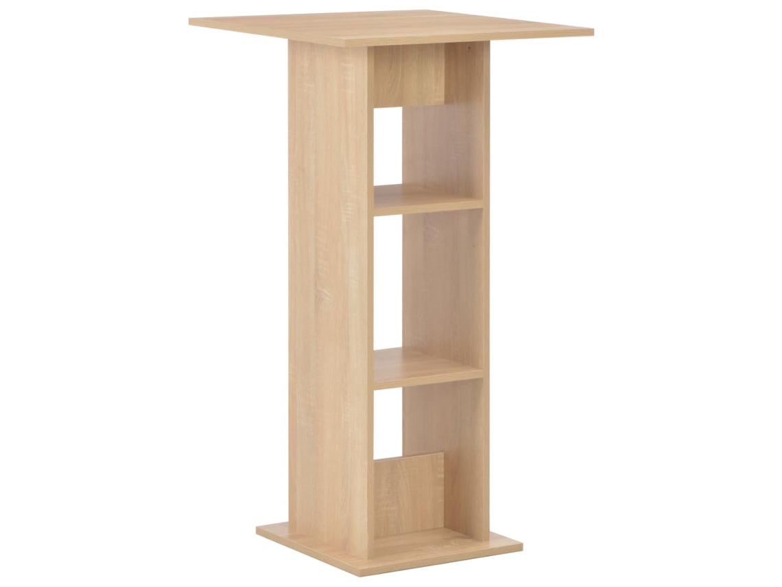 Vidaxl Mesa De Bar 60x60x110 Cm Cor Carvalho