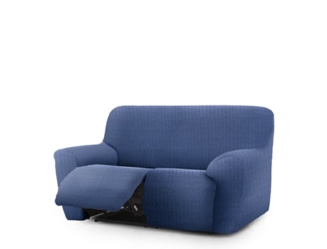 Capa para Sofá de 2 Lugares Bielástica EYSA (200 x 70 x 120 - Algodão - Azul)