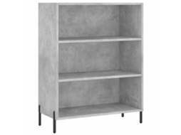 Shelf Cabinet, Shelf Cabinets Vidaxl Cinzeto Madeira Processada (n/a)