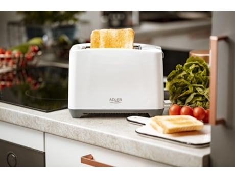 Adler Ad 3216 Torradeira 2 Fatias 1000 W Cinzento Branco