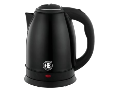 Chaleira Elétrica Herzberg 1.8L 1500W em Aço Inoxidável - Preto