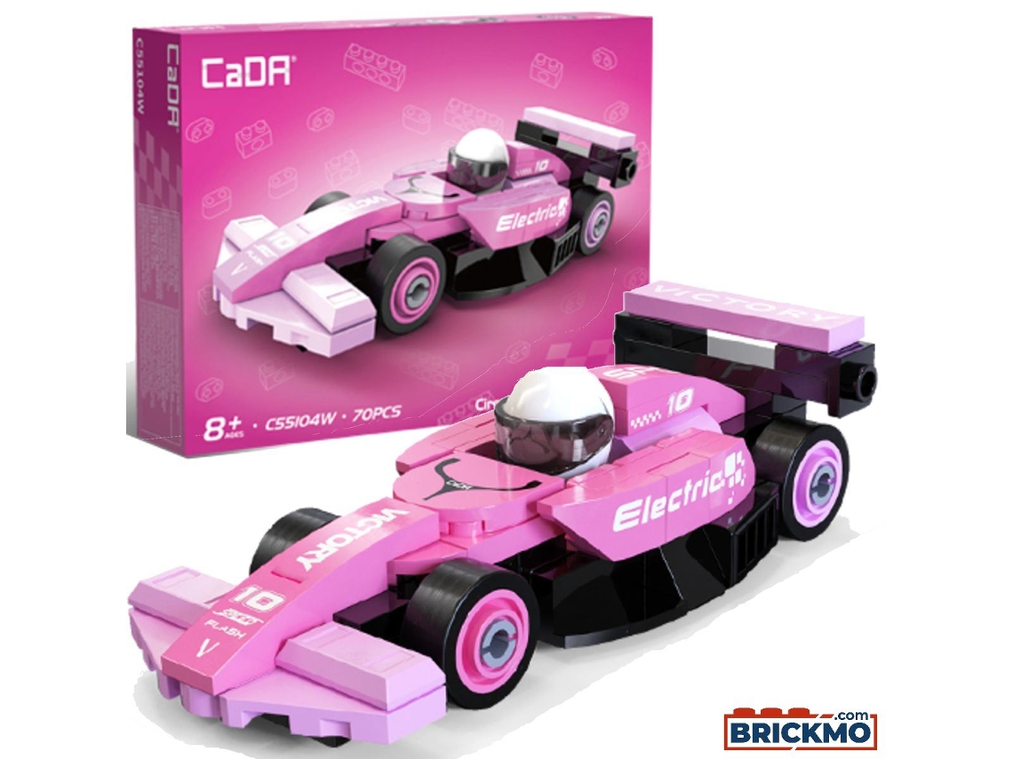 Cada Mini Circuit Racing Car Rosa C55104w