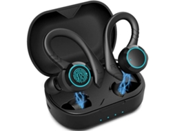 Auriculares Bluetooth True Wireless ENKERS Esportivos Sem Fio In Ear 5.0 com Microfon