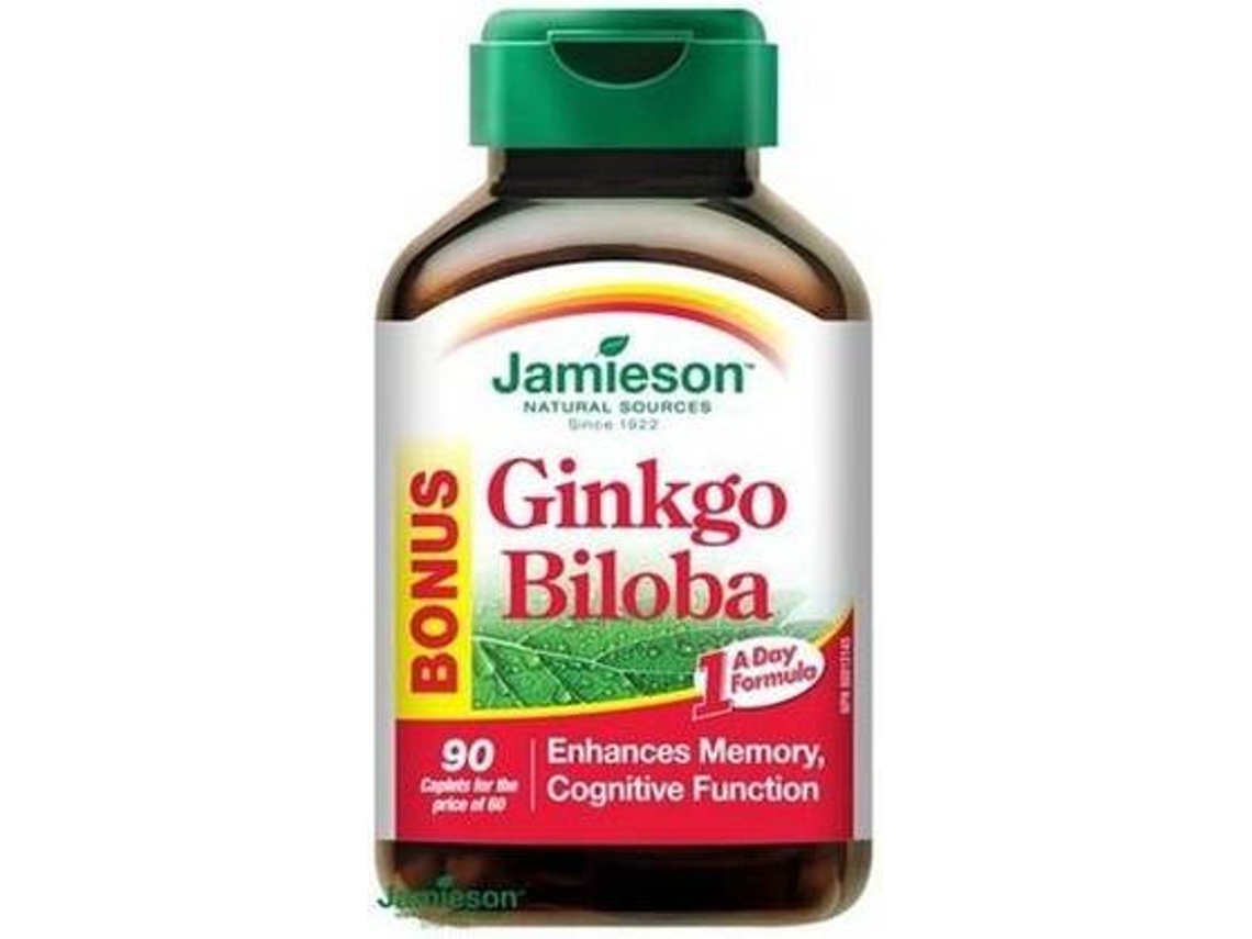 Suplemento Alimentar JAMIESON Ginkgo Biloba (90 comprimidos de 80mg)