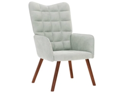 Relaxing Chair, Relaxing Chairs Vidaxl Cinzeto Veludo