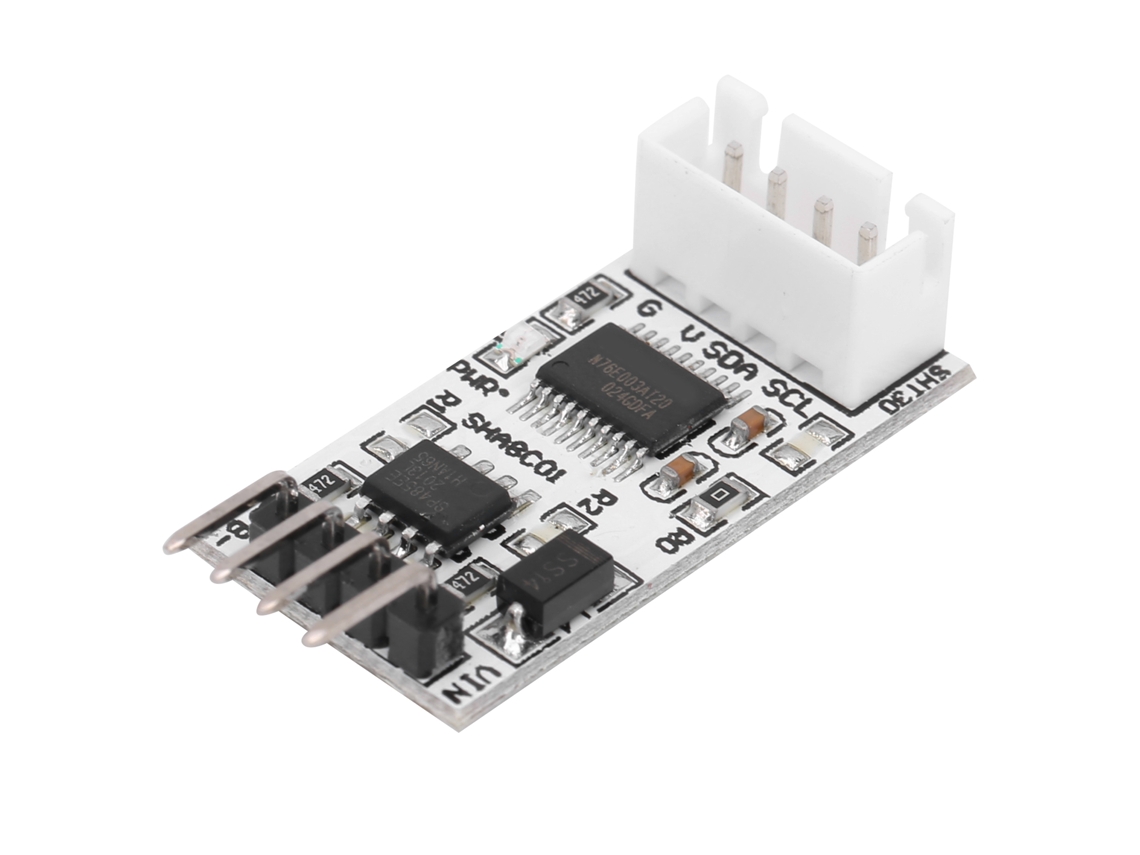 Módulo Sensor De Temperatura E Umidade Com Barramento Rs485 E Pino Sha8c015v