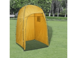 Vidaxl Tenda De Wc Para Duche Ou Mudança De Roupa Amarelo