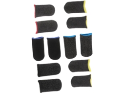 6 Pares De Dedeiras Antiderrapantes, Capas Protetoras Para Jogos De Celular, Acessórios Para Proteção Dos Dedos
